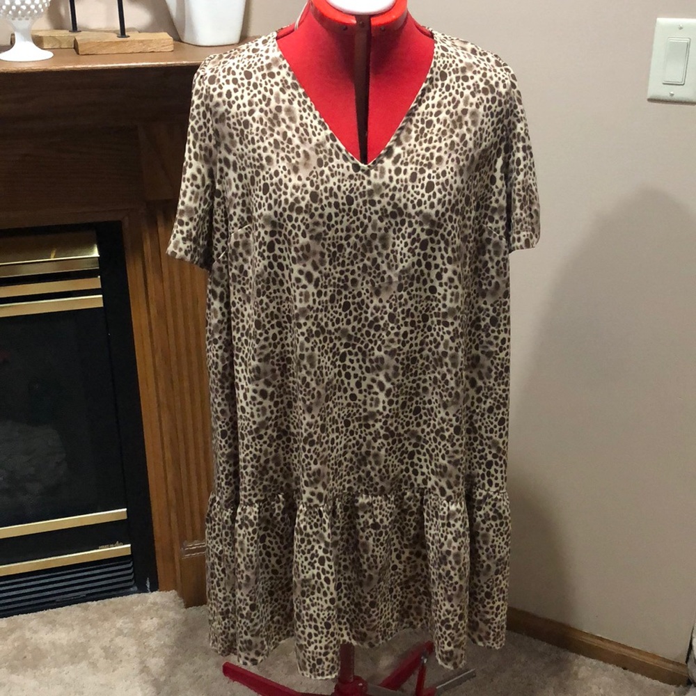 Animal print dress